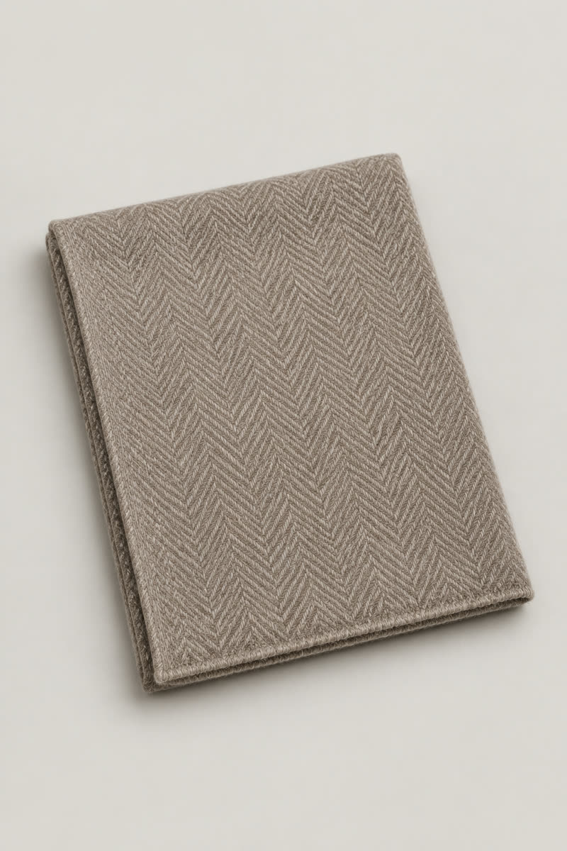 Cashmere-Blend Woven Winter Scarf