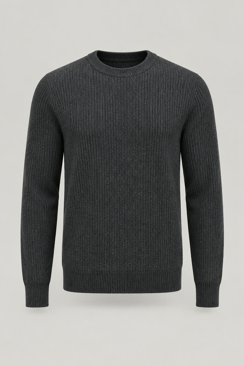 Men's Ribbed Knit Crewneck Sweater — view 1 of 3