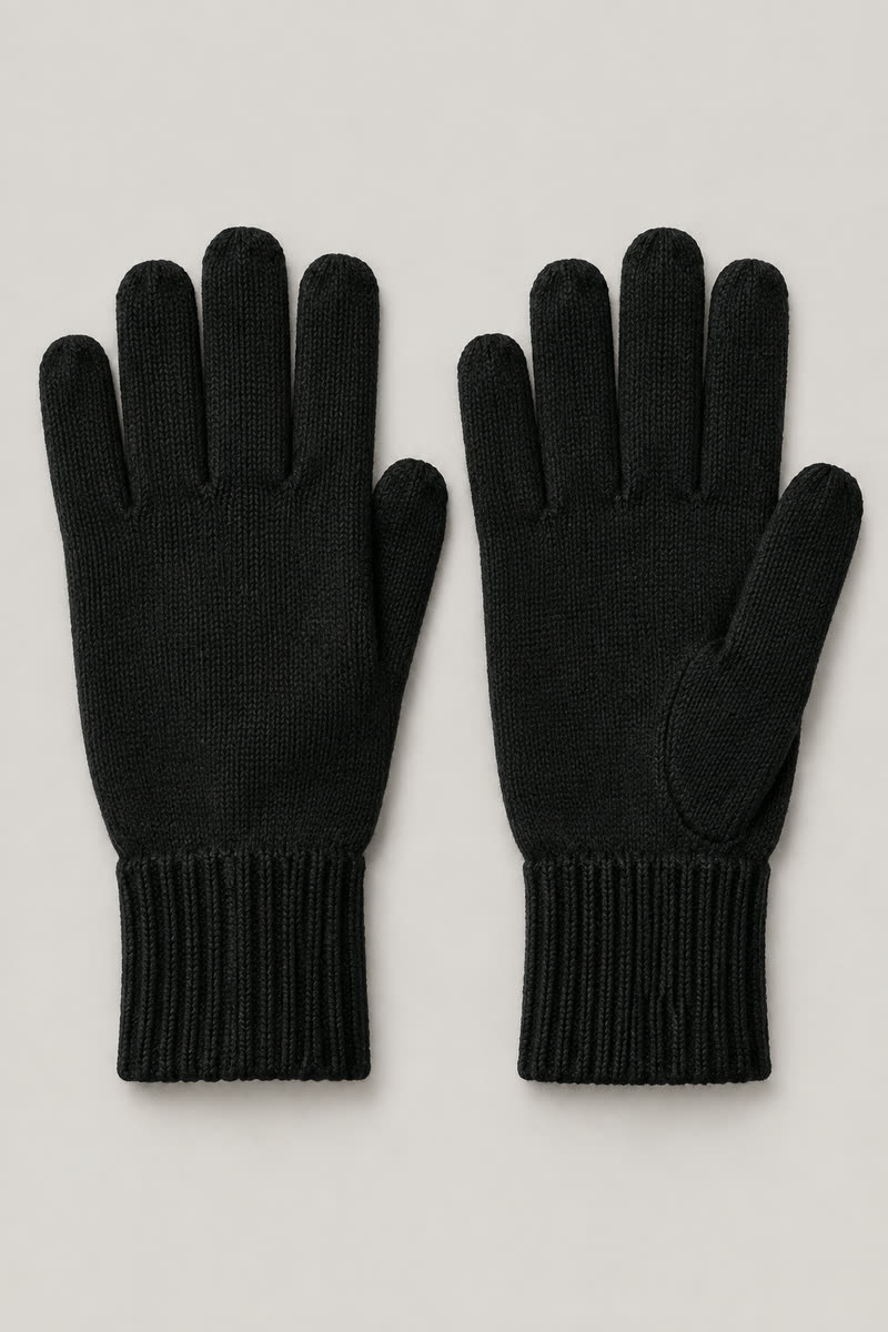 Merino Wool Touchscreen Knit Gloves — view 1 of 3